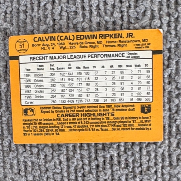 Topps 80s baseball cards, including Cal Ripken and Hal Morris baseball cards - Picture 4 of 6